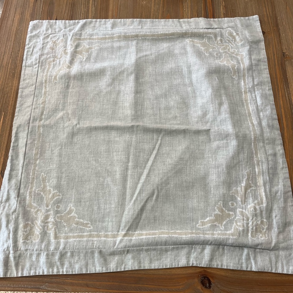 Restoration Hardware Italian Baroque Medallion Euro Shams